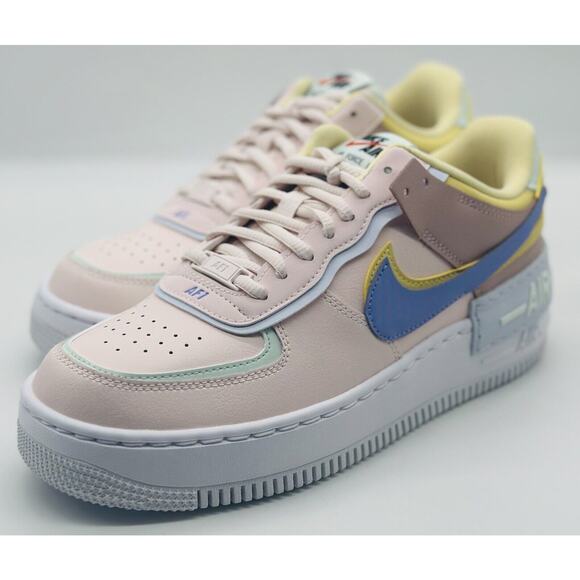 NEW Nike Air Force 1 Shadow Light Soft Pink CI0919-600 Women's Size Multi